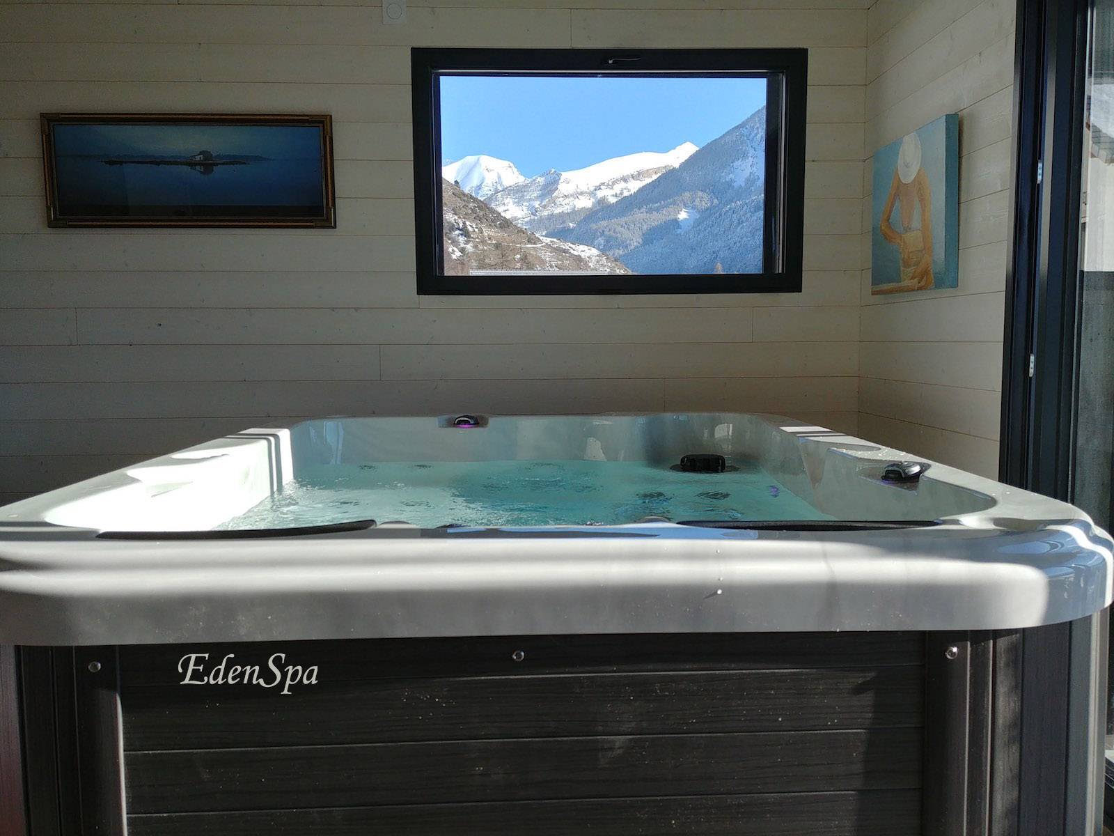 spa 3 places chalet alpes