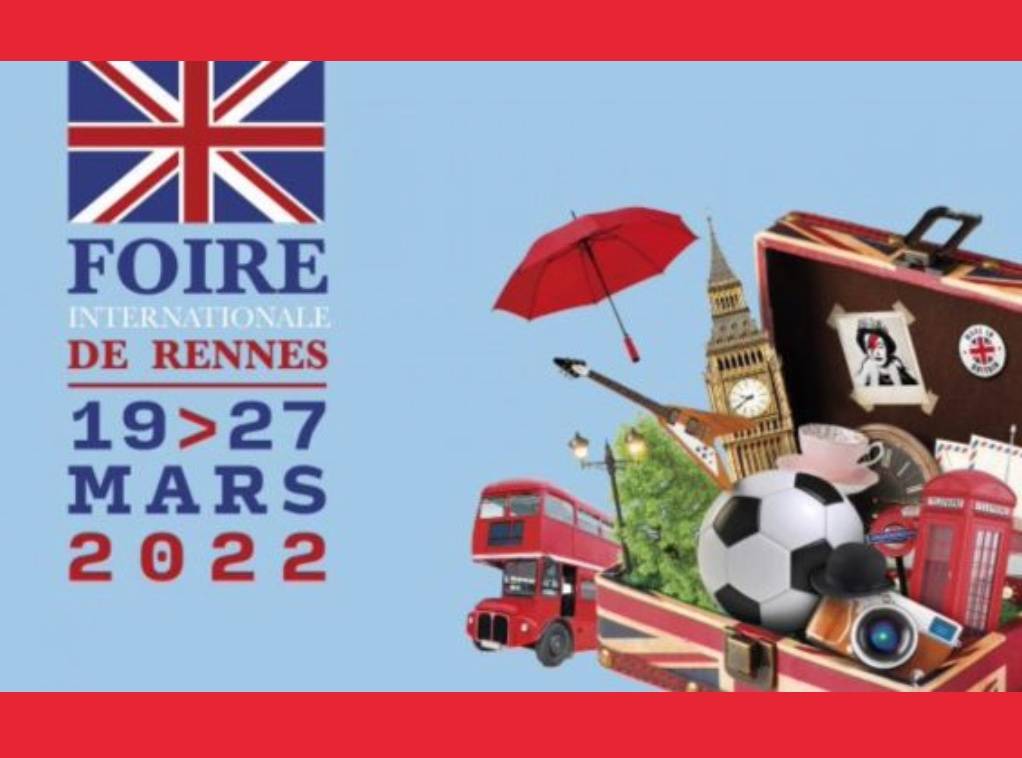 Retrouvez nous sur la foire de Rennes du 19 au 27 Mars 2022