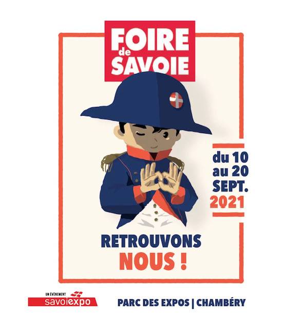 Retrouvez nous sur la foire de Savoie du 10 au 21 Septembre 2021 