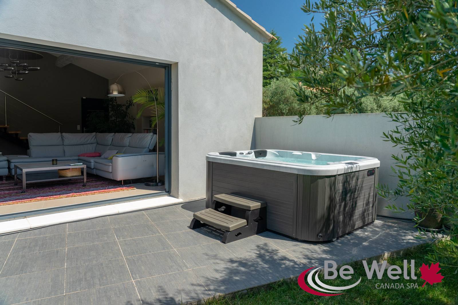 Un spa avec 2 places allongées près d'Aix-en-Provence